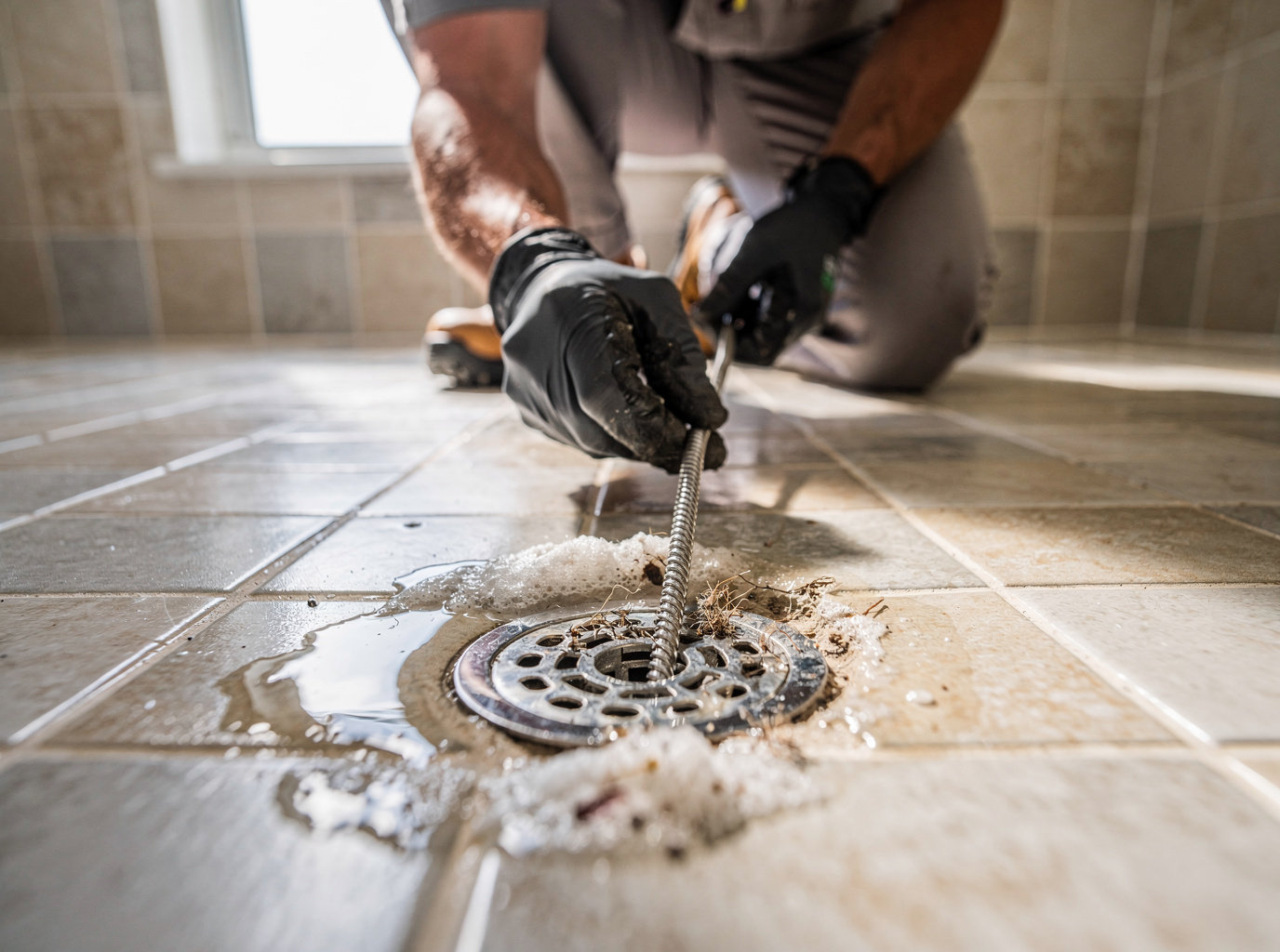 Clogged Shower Drain in Orlando