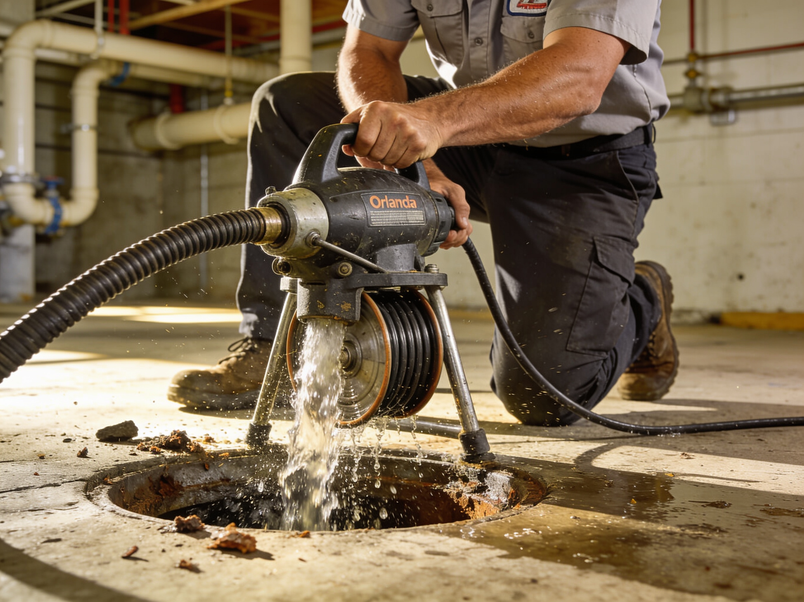 Commercial Drain Cleaning in Orlando